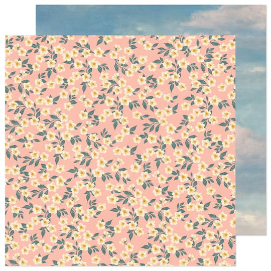 Maggie Holmes Parasol Blooming Double-Sided Cardstock, 25 Sheets
